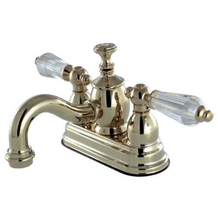 Kingston Brass KS7102WLL 4" Centerset Bathroom Faucet, Polished Brass KS7102WLL